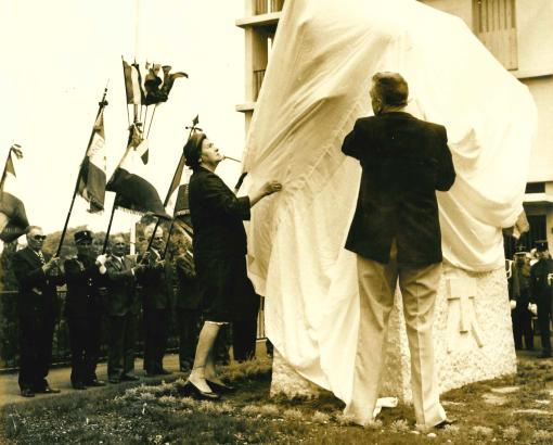 Inauguration du monument érigé à Caluire, 21 juin 1973