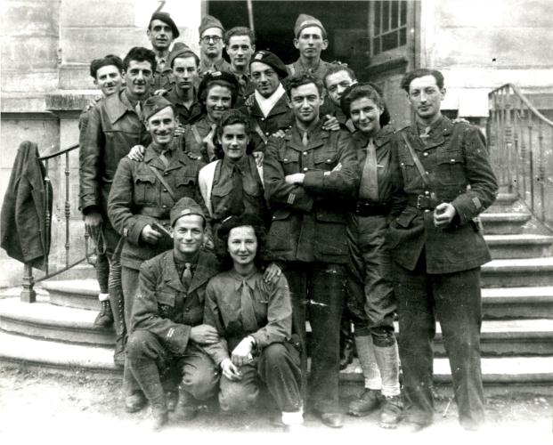 Le groupe de FTP MOI Carmagnole, Villeurbanne août 1944